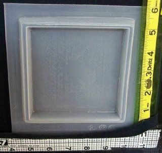 Square base coaster reusable plastic mold 584   Jewelry Making Supplies