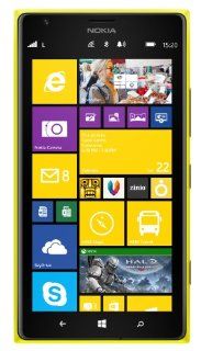 Nokia Lumia 1520   Yellow  Factory Unlocked   LTE Cell Phones & Accessories