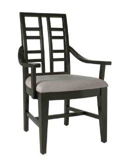 Broyhill   Perspectives Uph. Seat Lattice Back Arm Chair   4444 586   Armchairs