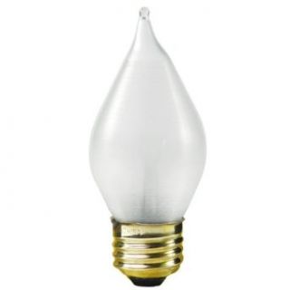 Satco S3415   60 Watt Light Bulb   C15   Satin White   4000 Life Hours   606 Lumens   120 Volt   Incandescent Bulbs  