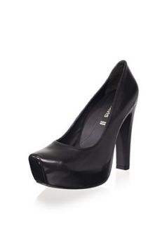 Dana Davis Women's Adelle Leather Black Pump 5.5 Pumps Shoes Shoes