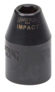 Armstrong 19 608 3/8 Inch Drive 6 Point Impact Socket, 1/4 Inch    