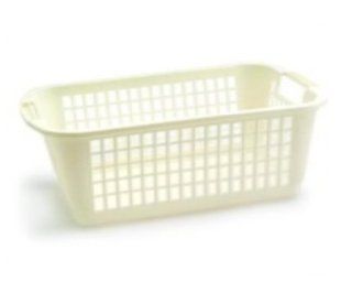 Medium Plastic Storage Basket (Height 4'1/2 Inch Width 7 Inch Length 10 Inch)   Home Storage Baskets