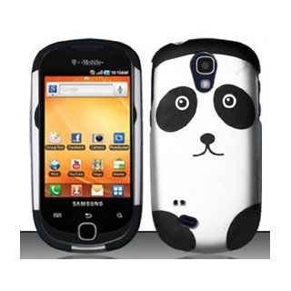 4 Items Combo For Samsung Gravity Smart T589 Panda Bear Design Snap On Hard Case Protector Cover + Car Charger + Free Opening Tool + Free Animal Rubber Band Bracelet Cell Phones & Accessories