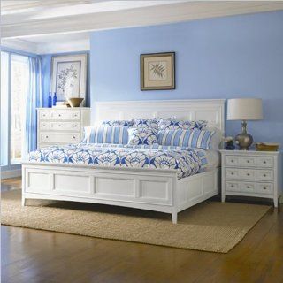 Magnussen Kentwood Panel Bed in White   Home & Kitchen