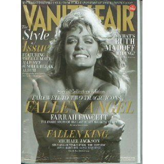 Vanity Fair No 589 September 2009 Farrah Fawcett Cover The Style Issue Mad Men Books