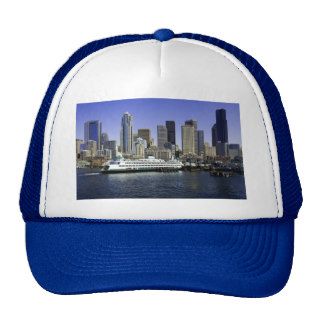 Seattle Ferry Washington State Mesh Hat