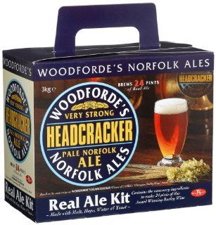 Woodforde's Norfork Ales Headcracker Pale, Real Ale Kit, 6.6 Pound Box  Ale Recipe Kits  Grocery & Gourmet Food