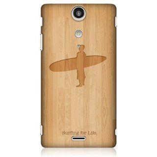 Head Case Designs Surf Wood Extreme Sports Hard Back Case Cover for Sony Xperia TX LT29i Cell Phones & Accessories