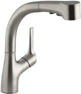 KOHLER K 13963 VS Elate Pullout Kitchen Faucet, Vibrant Stainless   Touch On Kitchen Sink Faucets  