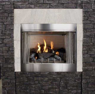 Outdoor 36 inch Premium Fireplace OP36FP72MP   Liquid Propane  