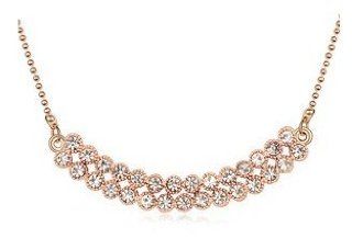 Charm Jewelry Swarovski Crystal Element 18k Rose Gold Plated Clear Crystal Rainbow Elegant Fashion Necklace Z#597 Zg51e9f9 Jewelry