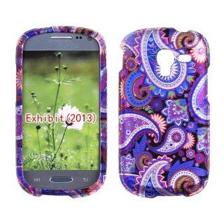 2D Purple Paisley Samsung Galaxy Exhibit (2013) T599 T Mobile Case Cover Phone Protector Snap on Cover Case Faceplates Cell Phones & Accessories