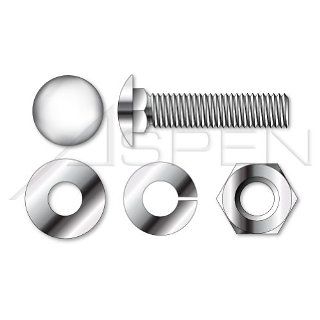 (600pcs each) 1/4" 20 X 3/4 Carriage Bolts, Hex Nuts, Flat Washers and Lock Washers, Stainless Steel 18 8 Ships FREE in USA
