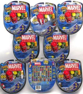 Marvel Universe Mighty Beanz Pack of 4 _ Bundle of 8 Packs Toys & Games