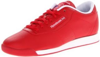 Reebok Women's Princess Fitness Lace Up Fashion Sneaker,Excellent Red/White/Tetra Blue,12 M US Shoes