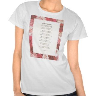 Happy Birthday Accronym Decorative Print T Shirt