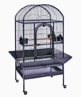 Signature Series Medium Dometop Wrought Iron Bird Cage Color Black  Birdcages 