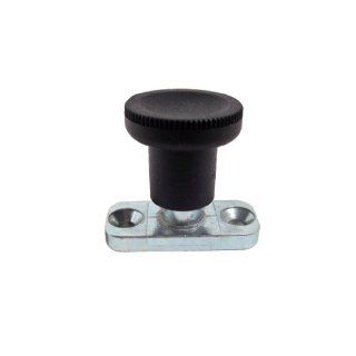 GN 608.6 Series Stainless Steel Lock Out Type Plate Mount Indexing Plunger, 37mm Item Length, 6mm Item Diameter Metalworking Workholding