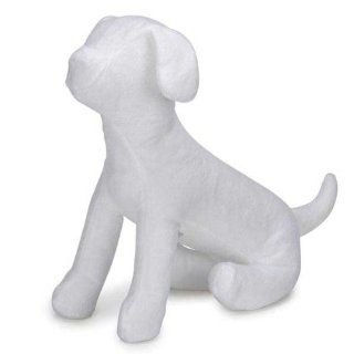 East Side Collection Inflatable Sitting Mannequin, White  Pet Apparel 