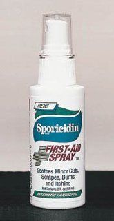 FIRSTAID SPRAY 2OZ EA   First Aid Spray, Sporicidin   Model 21909 608   Each   Model 21909 608 Health & Personal Care