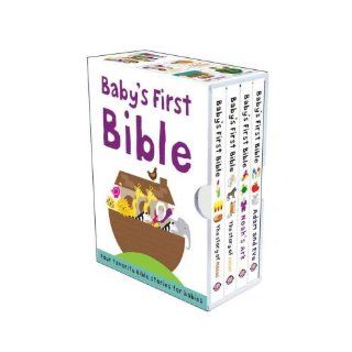 Baby's First Bible The Story of Moses/Noah's Ark/The Story of Jesus/Adam and Eve (Board book)   Common Created by Priddy Books 0884433164955 Books