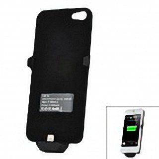 Backup 2500mAh Rechargeable External Battery Back Case for iPhone 5   Black by PSK limited Cell Phones & Accessories