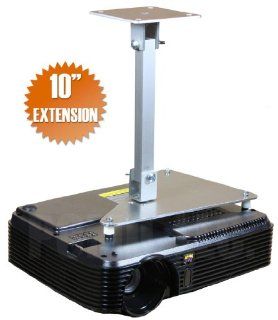 PCMD All Metal Projector Ceiling Mount with 10" Extension for ViewSonic PJD8653ws Electronics