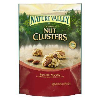 Nature Valley Granola Nut Clusters Roasted Almond Flavor 16 Ounce Bag  Granola Breakfast Cereals  Grocery & Gourmet Food