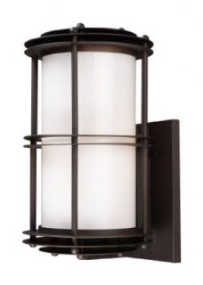Elk 42152/1 Burbank 1 Light Outdoor Sconce 11 Inch Width by 20 Inch Height In Clay Bronze   Wall Porch Lights  