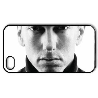 DIYCase Singer Series Eminem   Stylish Phone Case for Iphone 4 4S 4G with Image   Black One Piece Case Customized   138579 Cell Phones & Accessories