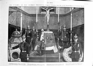 1901 Mad Mullah Abdullah Funeral Empress Frederick Cronberg Church William Bier   Prints
