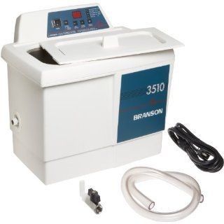 Branson Model 3510 Ultrasonic Cleaner, with Digital Timer and Heater, Temperature Monitor and Degas Mode, 117V Science Lab Ultrasonic Cleaners