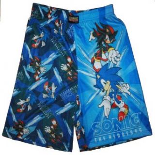 Sonic the Hedgehog Boys Pajama Lounge Short (M 8) Clothing