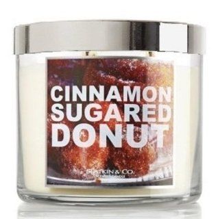 Bath and Body Works Slatkin & Co. Cinnamon Sugared Donut Scented Candle 14.5 Oz  