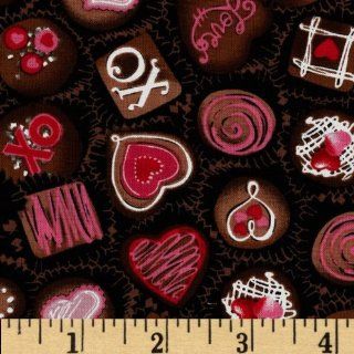 Kanvas Kiss and Tell Candy Chocolate Fabric