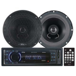 Boss Audio Systems 632CK632CK In Dash  Compatible Digital Media AM/FM Receiver/Speaker System (Black)  Vehicle Dvd Players 