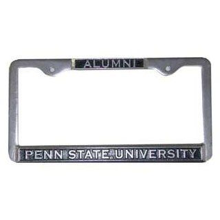 Penn State  License Frame Pewter Alumni  Sports Fan License Plate Frames  Sports & Outdoors