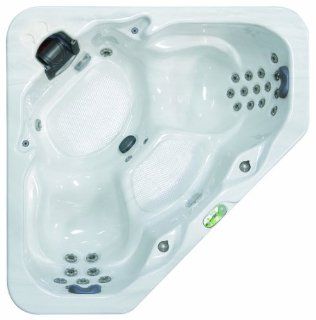 Geo Spas GE 621T A 2 Person Spa, Snow White, Smoke Cabinet (Discontinued by Manufacturer)  Outdoor Spas  Patio, Lawn & Garden