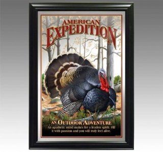 American Expediton MIRR 530 Wild Turkey Decorative Wildlife Wall Mirror   Wall Mounted Mirrors