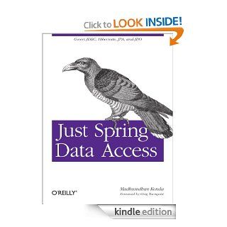 Just Spring Data Access eBook Madhusudhan Konda Kindle Store