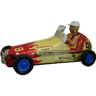 Tin Wind up Toys Racer  