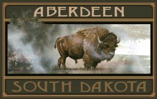 Northwest Art Mall Aberdeen South Dakota Buffalo Wall Art by Dave Bartholet, 11 Inch by 17 Inch   Prints