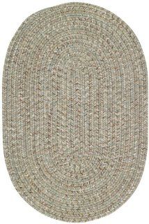 7' x 9' Oval Made to Order Oscar Isberian Rugs Area Rug Carribbean Color Hand Braided USA "Mill Creek Collection" Indoor/Outdoor  