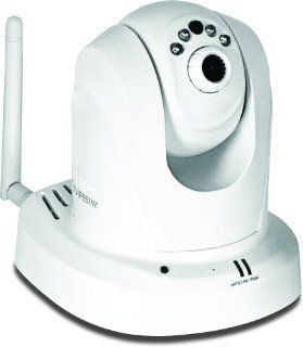 TRENDnet Wireless N Pan, Tilt, Zoom Network Surveillance Camera with 1 Way Audio and Night Vision, TV IP651WI (White)  Camera & Photo