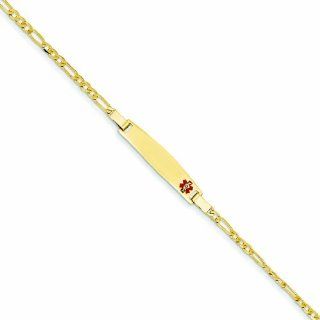Genuine 14K Yellow Gold Medical Jewelry Bracelet 3 Grams Of Gold . Mireval Jewelry