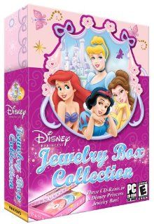 Disney Princess Jewelry Box Collection Princess Fashion Boutique / Magical Dress Up / Ariel's Story Studio Video Games