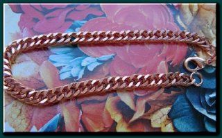 Solid Copper 10 Inch Anklet CA652G   1/4 of an inch wide. 
