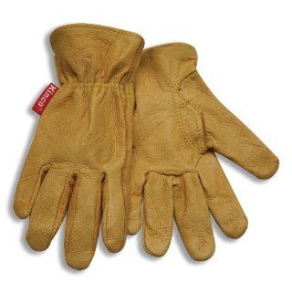 Kinco 94C Child's Grain Pigskin Leather Driver Glove, Work, Golden (Pack of 12 Pairs)