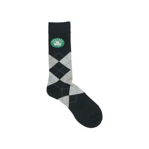 Boston Celtics For Bare Feet Argyle Dress Sock